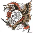 death before dishonor words tattoo design idea