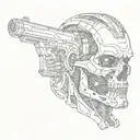 terminator tattoo design idea