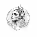 engagement ring  tattoo design idea