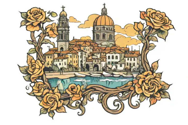 city naples   tattoo design idea