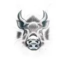 Boar tattoo design idea