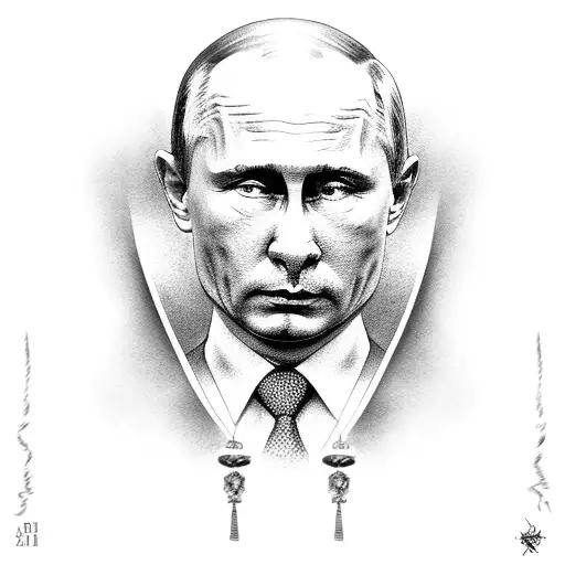 putin tattoo design idea