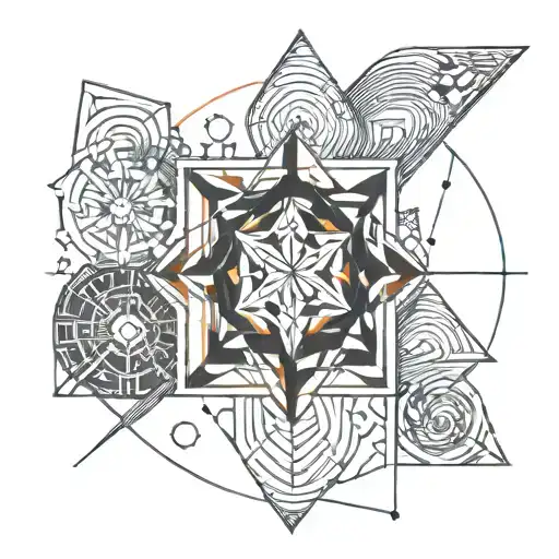 5 elements tattoo design idea