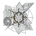 5 elements tattoo design idea