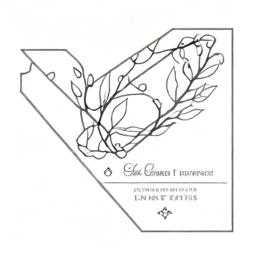 A tattoo of a concert ticket with elements of nature intertwined, representing your passion for live music and the outdoors tattoo design idea