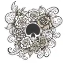 Create a picture using the names NICOLE ANTHONY PAUL tattoo design idea