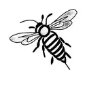 Honey Bee tattoo design idea