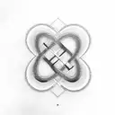 Infinity Symbol 1968 tattoo design idea