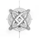 Infinity Symbol 1968 tattoo design idea