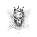 demonic royal executioner  tattoo design idea