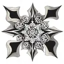 spanish tile tattoo design idea