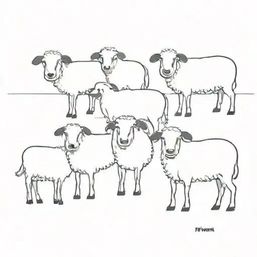black sheep in family with 5 siblings   tattoo design idea