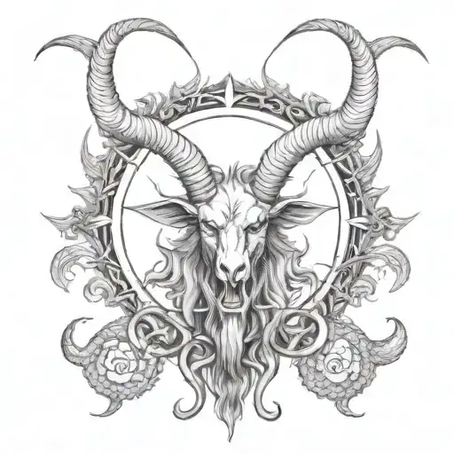 baphomet tattoo design idea