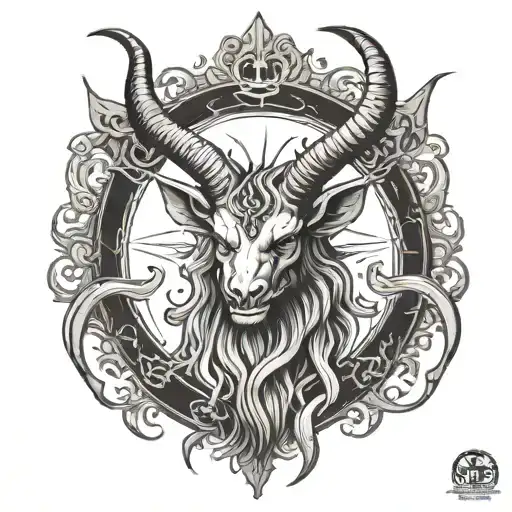 baphomet tattoo design idea