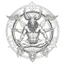 baphomet tattoo design idea