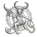 baphomet tattoo design idea