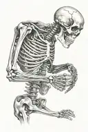 skeleton mig welding tattoo design idea