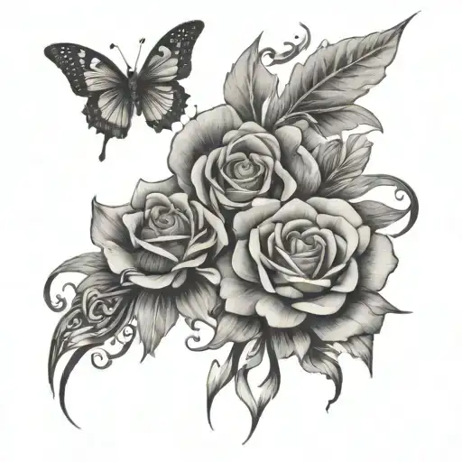 anxiety depression tattoo design idea