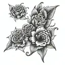 anxiety depression tattoo design idea