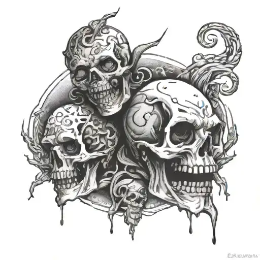 old habits die hard tattoo design idea