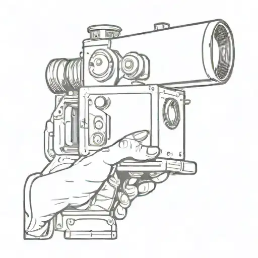 tattoo inspired by the poster for soviet movie "man with a movie camera" by dziga vertov  tattoo design idea