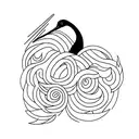 crane  tattoo design idea