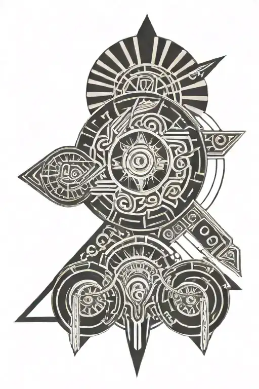 Ancient Greece tattoo design idea