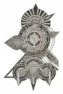 Ancient Greece tattoo design idea