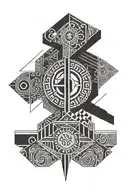 Ancient Greece tattoo design idea