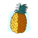 Pineapple tattoo design idea