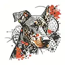 doberman dogs tattoo design idea