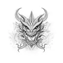 Dragon tattoo design idea
