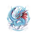 Dragon tattoo design idea