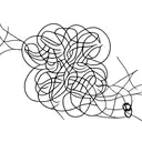 flower vines interwoven with chain links tattoo design idea