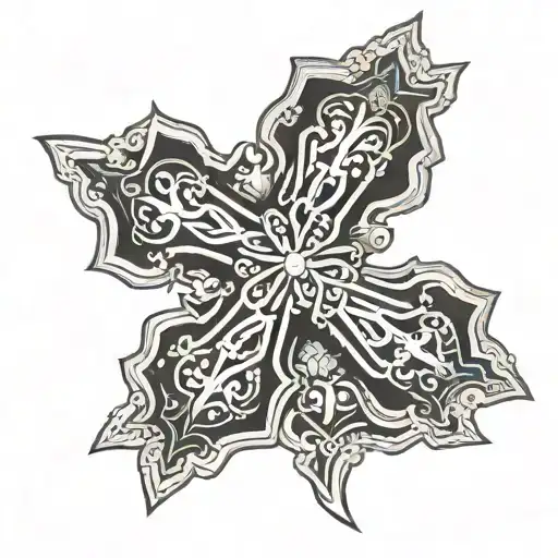 orthodox cross tattoo design idea