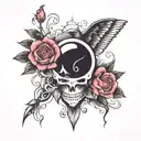 self sabotage love pain tattoo design idea