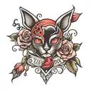 self sabotage love pain tattoo design idea