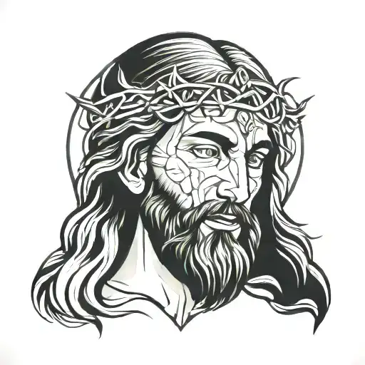 Jesus Christ   tattoo design idea