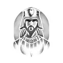greek warrior  tattoo design idea
