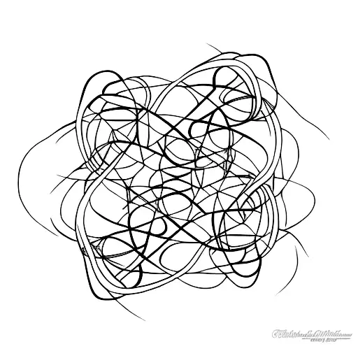 treble cleft turns into a double helix tattoo design idea