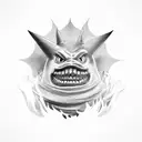 Gengar tattoo design idea