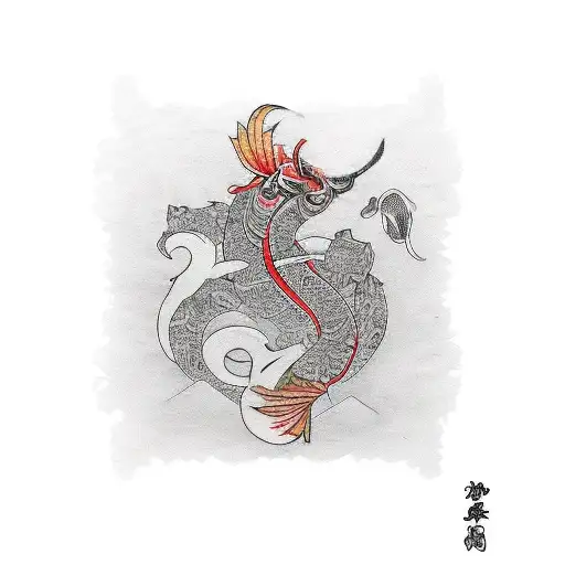 the letters s, s, p and h in one tattoo design idea