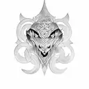 gargola tattoo design idea