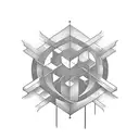 currents band logo tattoo design idea