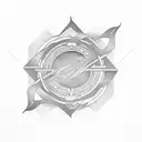 currents band logo tattoo design idea