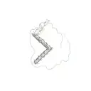 sun, power, enlightenment, and personal growth, whit smoke effect tattoo design idea