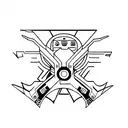 Gamer tattoo design idea