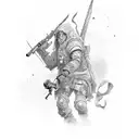 Gamer tattoo design idea