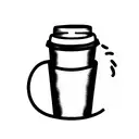 coffee mug in jukeboxe tattoo design idea