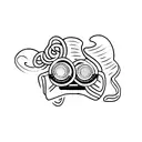 harmonica tattoo design idea